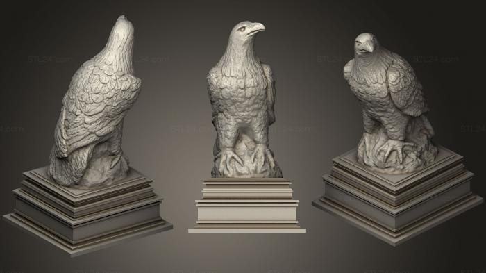 Статуэтки птицы (Корона 32, STKB_0163) 3D модель для ЧПУ станка